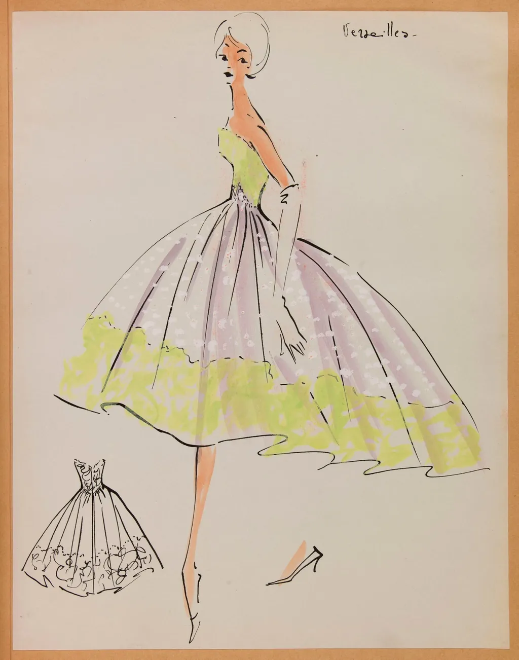 Versailles, by Marie-Louise Carven, 1958