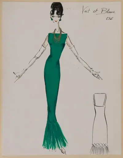 Vert et blanc, by Marie-Louise Carven