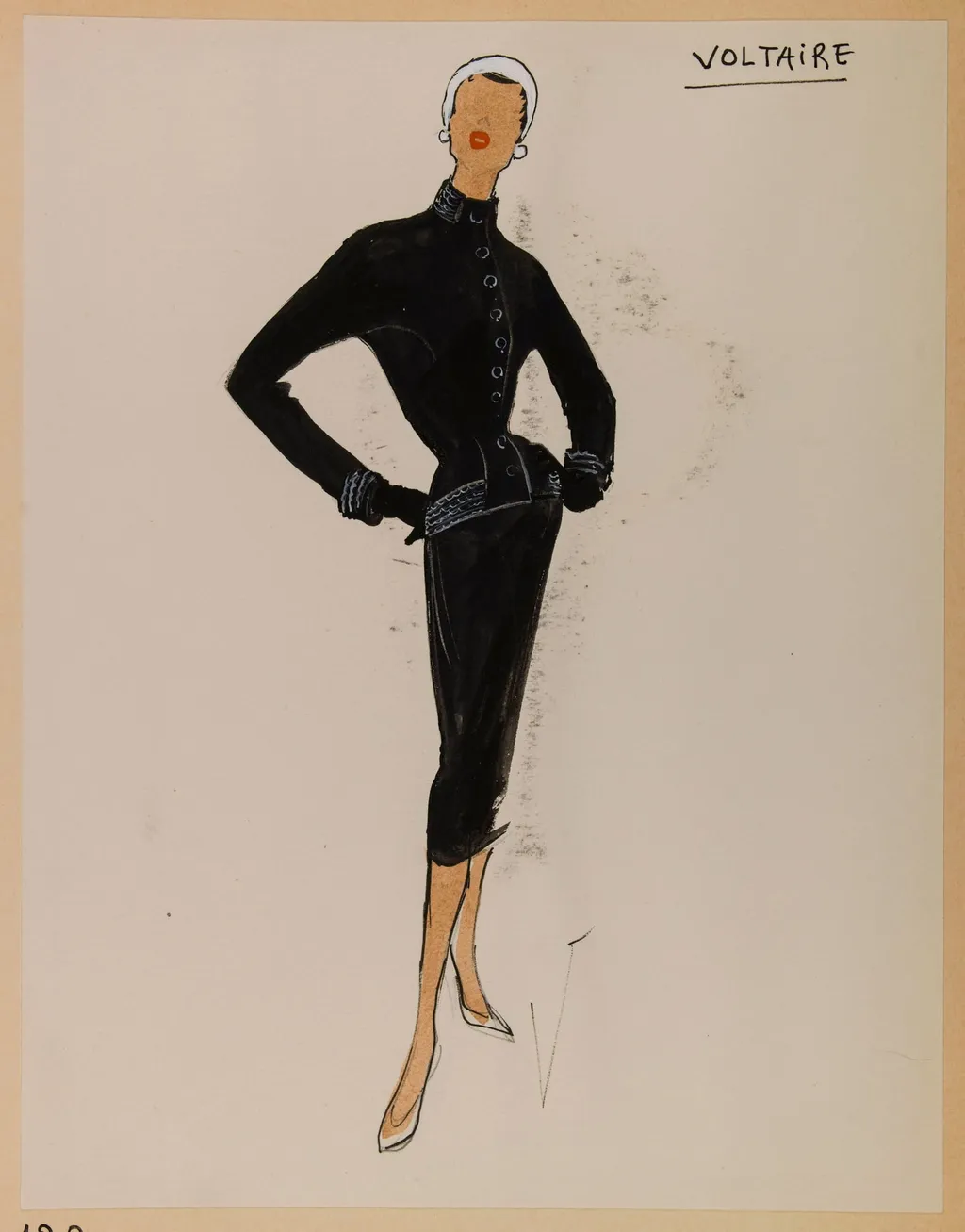 Voltaire, by Marie-Louise Carven, 1953