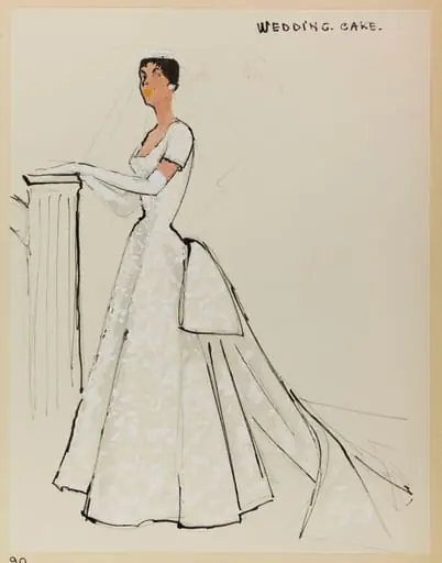 Wedding cake, by Marie-Louise Carven