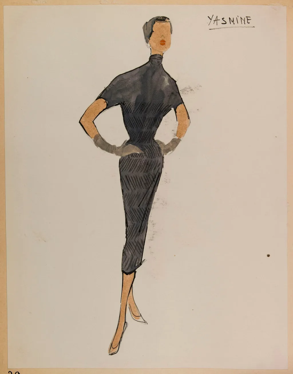 Yasmine, by Marie-Louise Carven, 1953