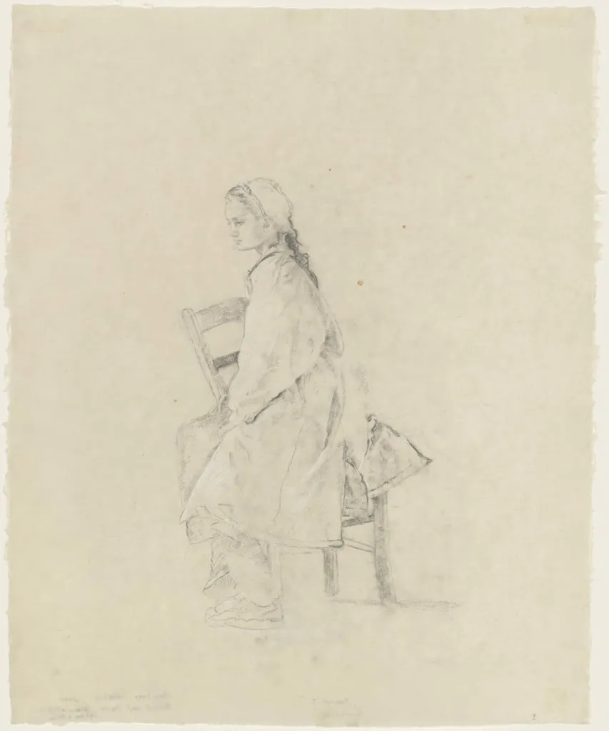 Untitled, by Marie Luise Lebschik, charcoal, 2000