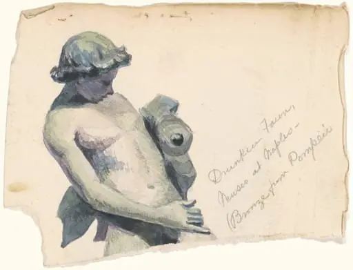 Drunken Faun, Museo at Naples, by Marietta Minnigerode Andrews