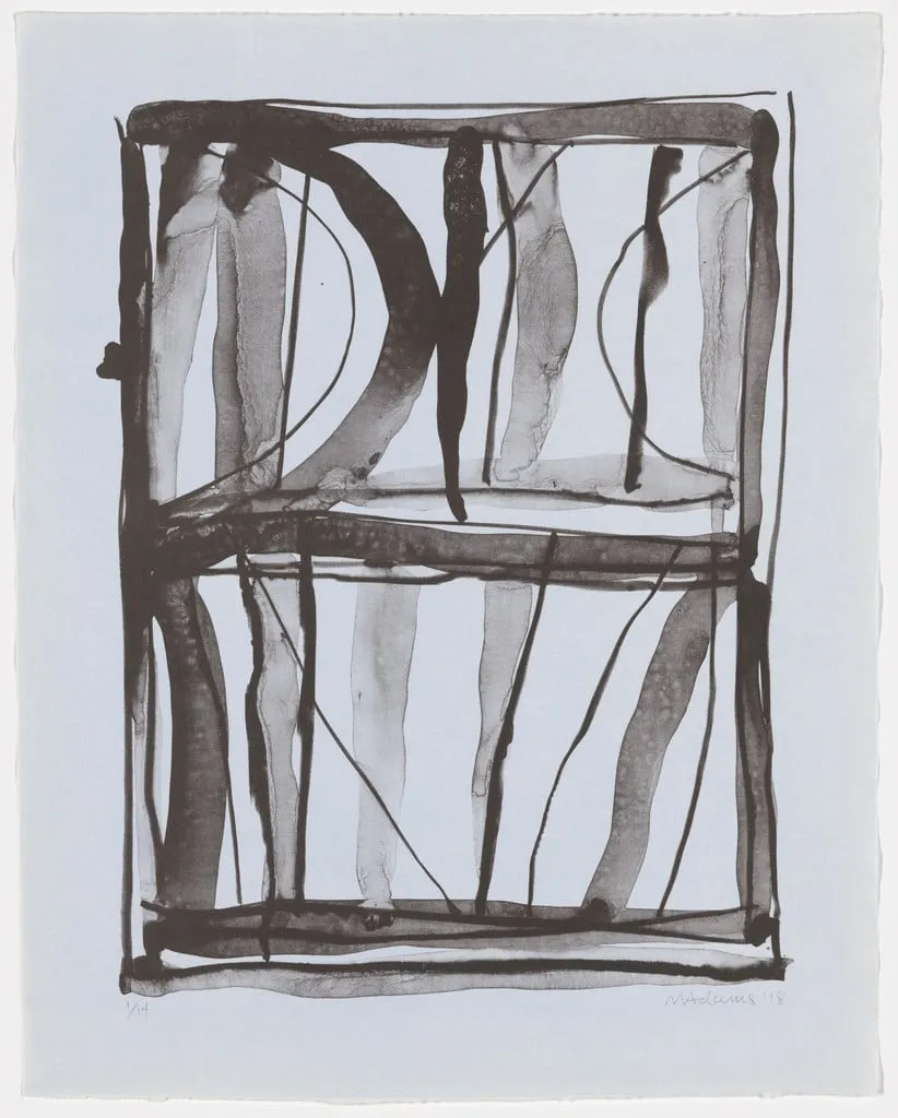 Untitled, by Marina Adams, ink, 2018