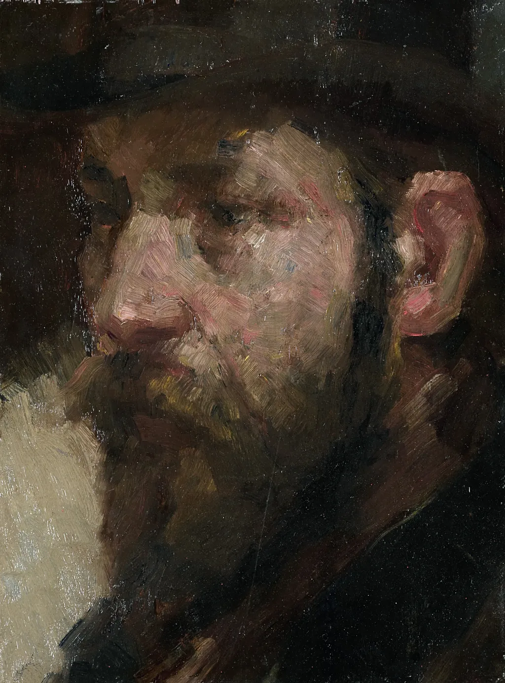 Portrait of the art dealer E.J. van Wisselingh (1848-1912), by Marinus van der Maarel, oil, 1898