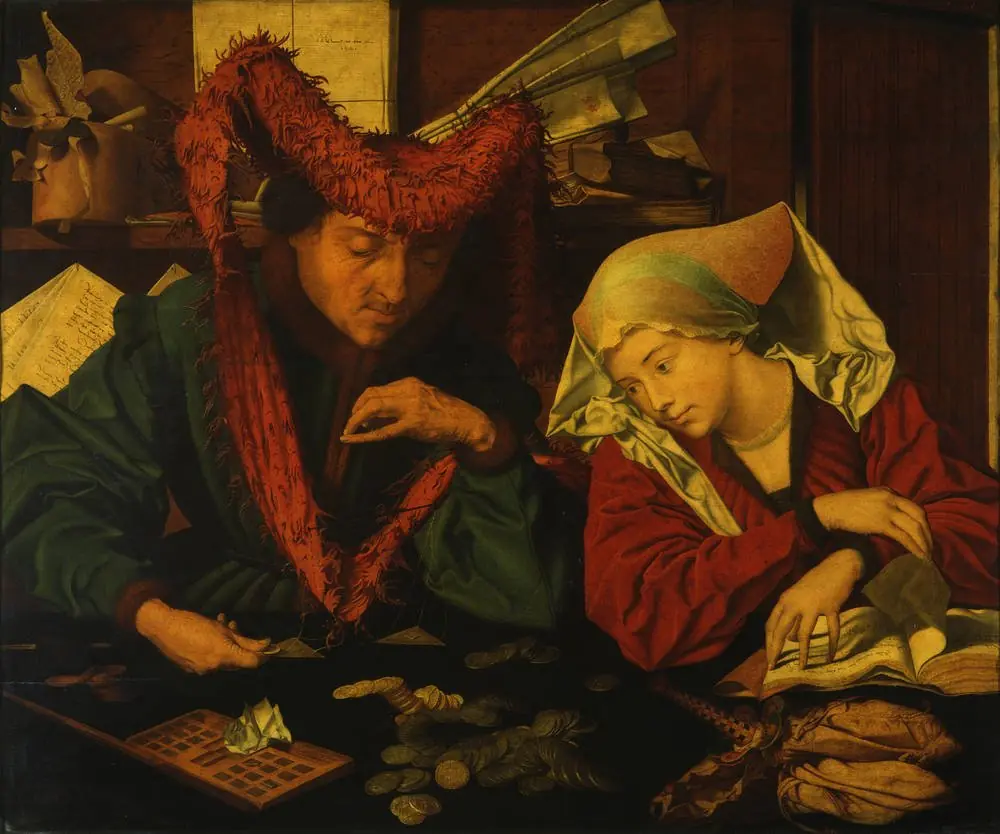 The Moneychanger and his Wife, by Marinus van Reymerswaele