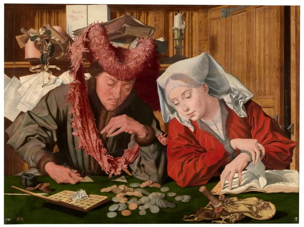 The Moneychanger and his Wife, by Marinus van Reymerswaele