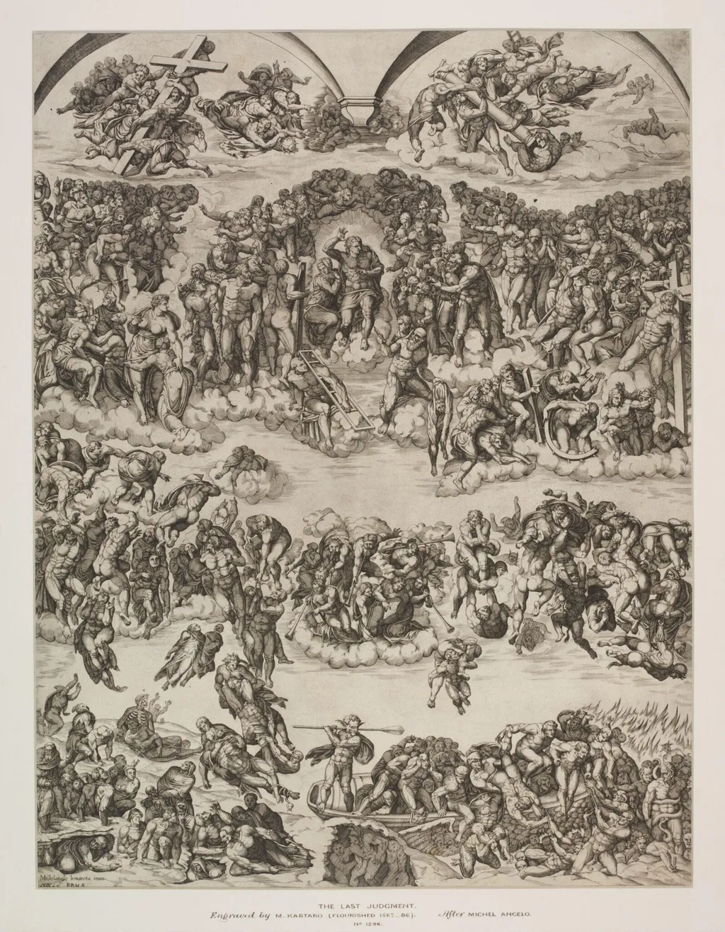The Last Judgment, by Mario Cartaro, 1569