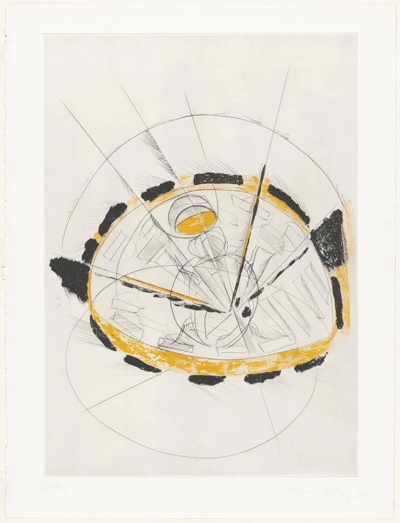Untitled, by Mario Merz, ink, 1988