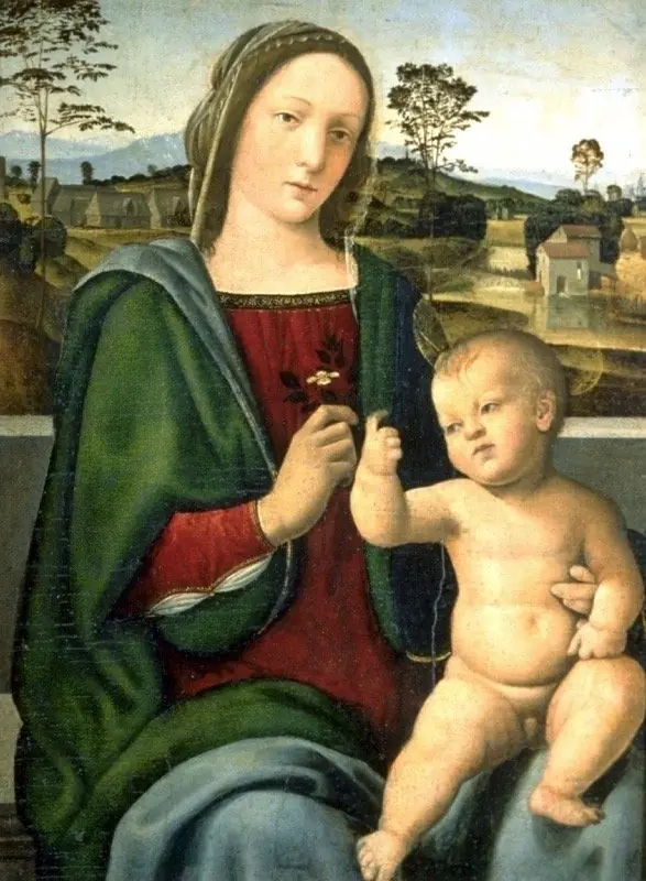 Madonna and Child, by Mariotto Albertinelli