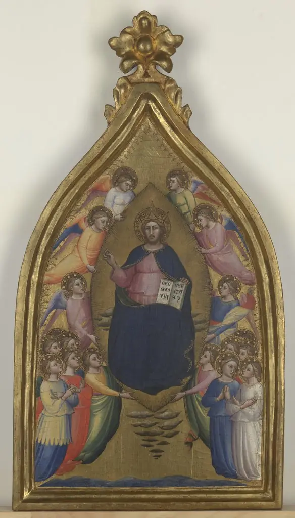 Christ Enthroned Within a Mandorla, by Mariotto di Nardo