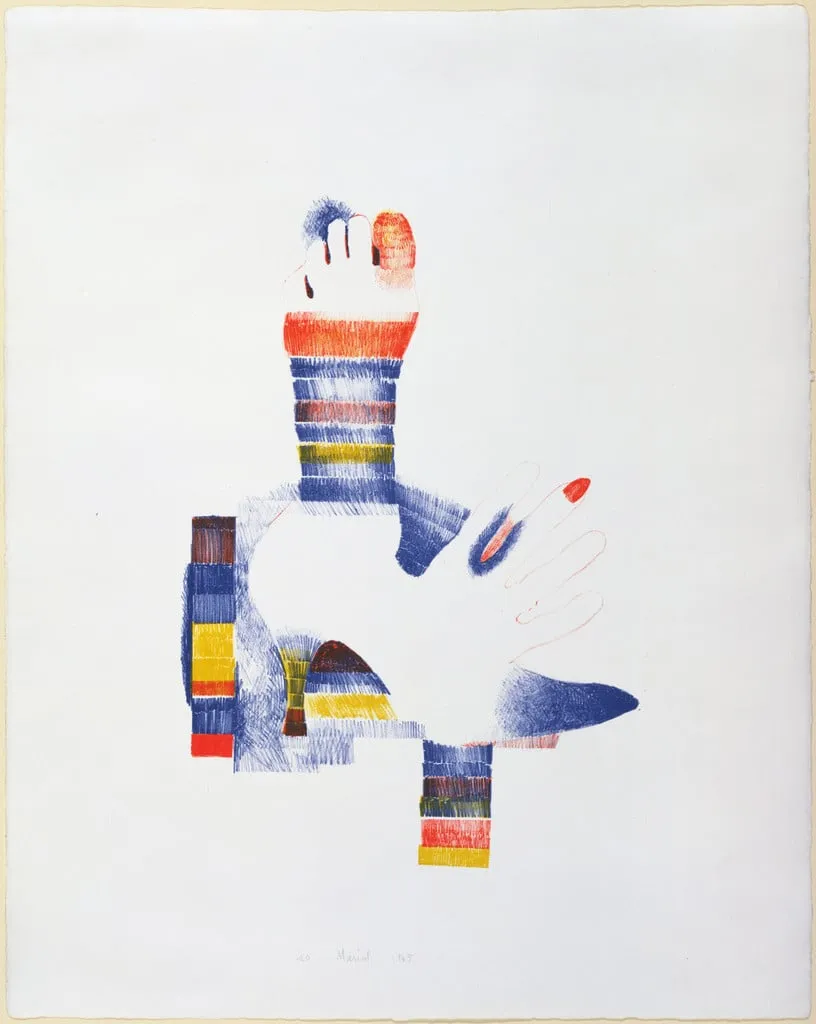 Untitled, by Marisol, ink, 1965