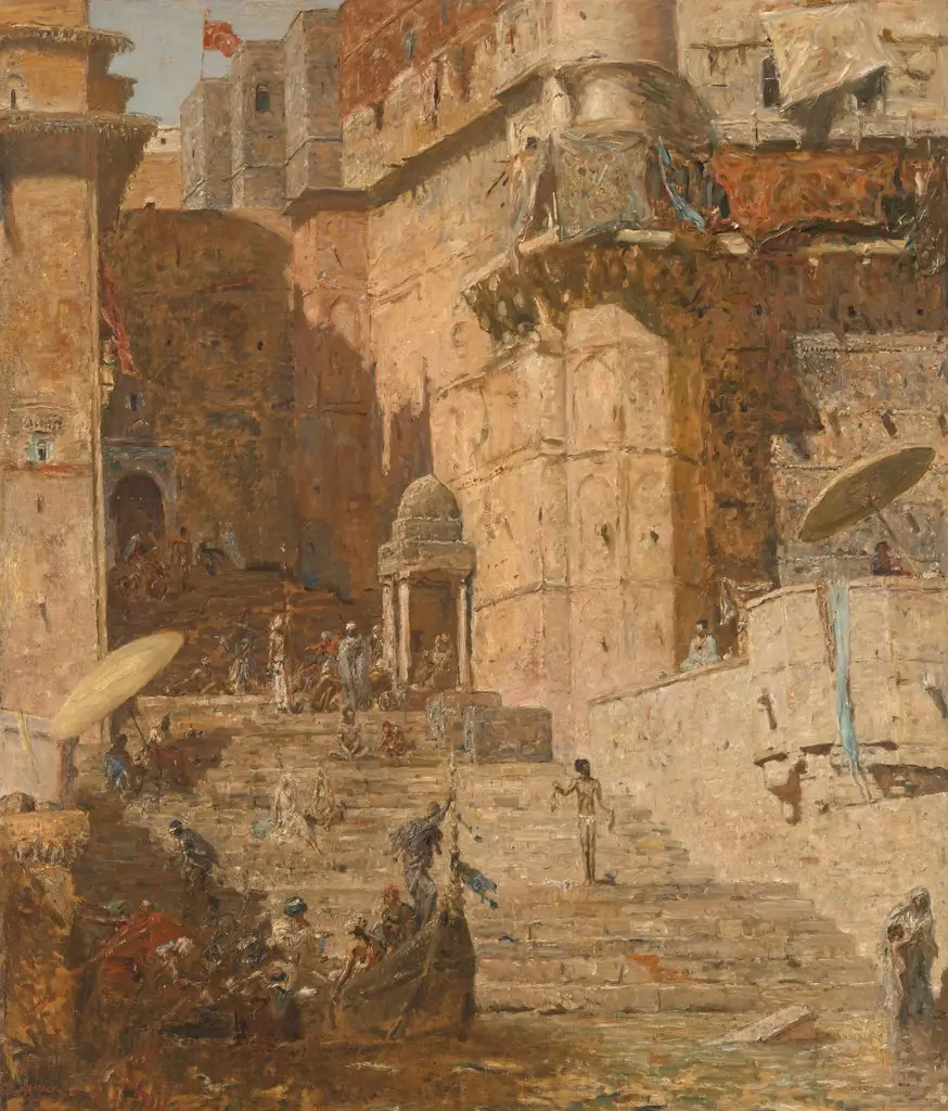 Benares, 1913, by Marius Bauer