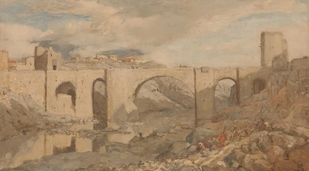 Bridge near Toledo, by Marius Bauer