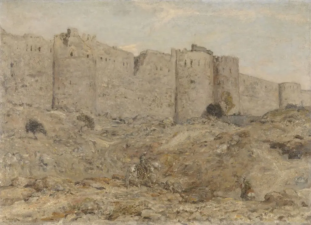 City wall in India, by Marius Bauer