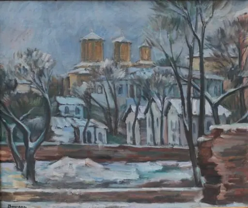Iarnă în București, by Marius Bunescu