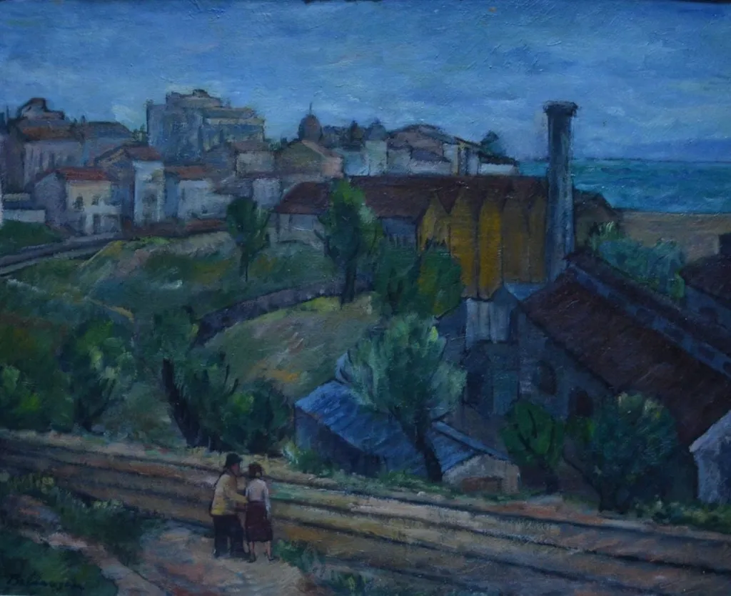 Peisaj, by Marius Bunescu, unspecified