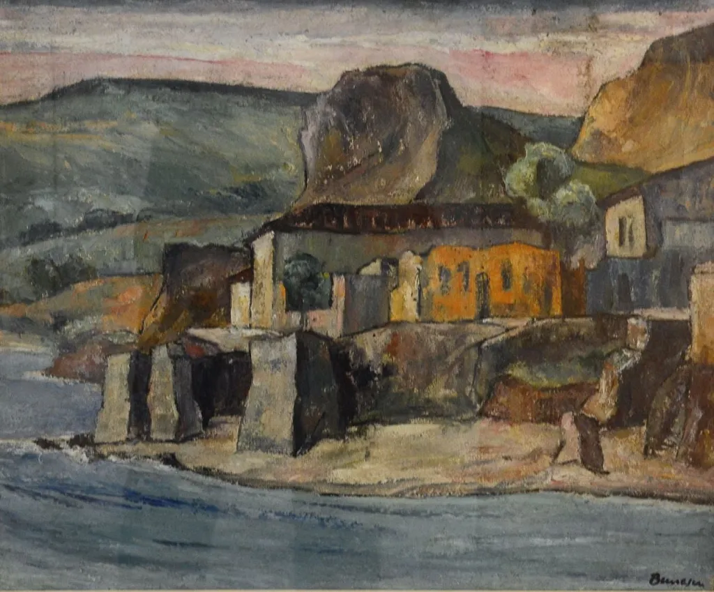 Peisaj (Digul rupt), by Marius Bunescu, unspecified