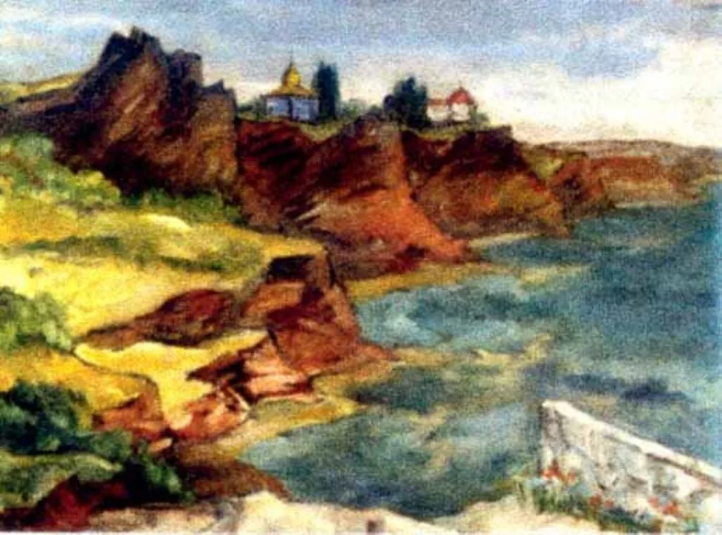 Peisaj din Constanța, by Marius Bunescu, unspecified, 1932