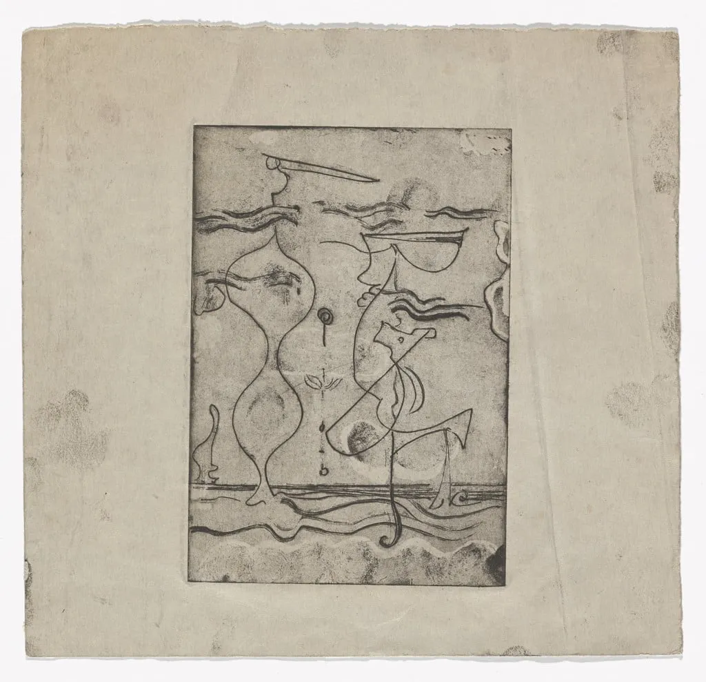 Untitled, by Mark Rothko, ink, 1951