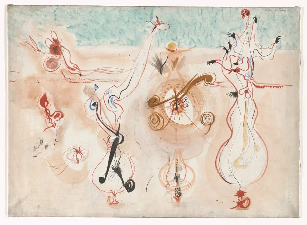 Untitled, by Mark Rothko, tempera, 1945