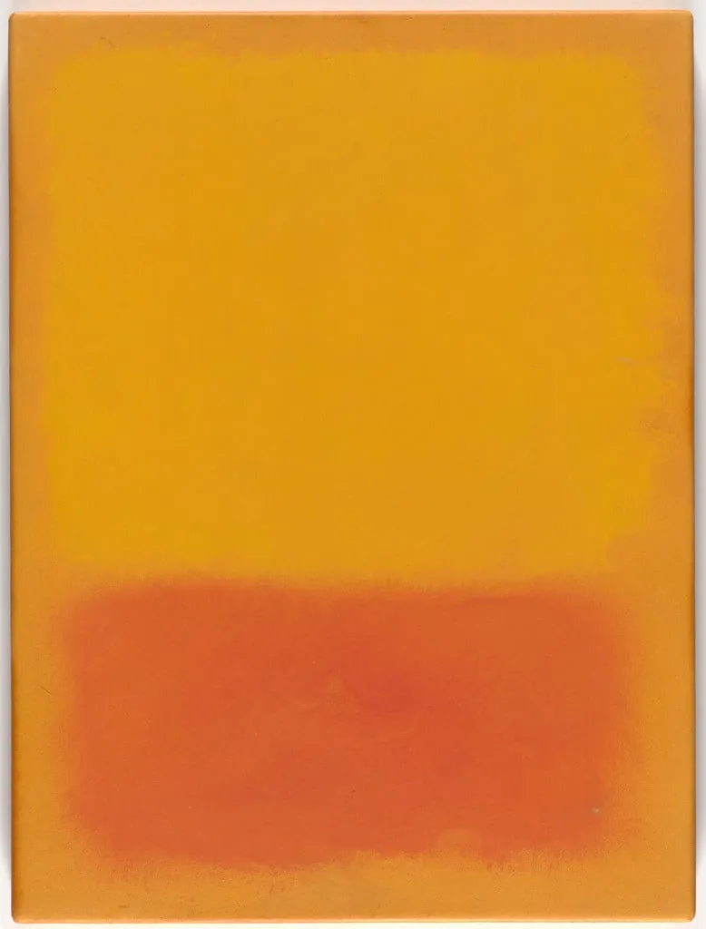 Untitled, by Mark Rothko, acrylic, 1968