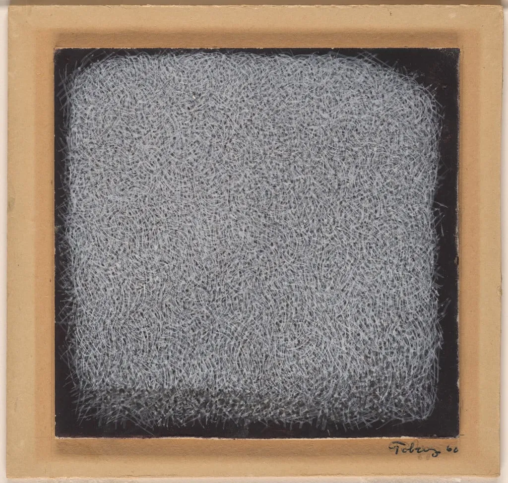 Untitled, by Mark Tobey, gouache, 1960