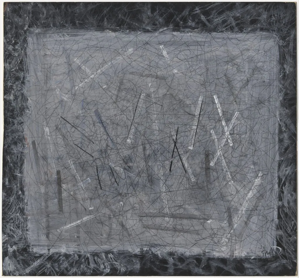 Untitled, by Mark Tobey, tempera, 1944