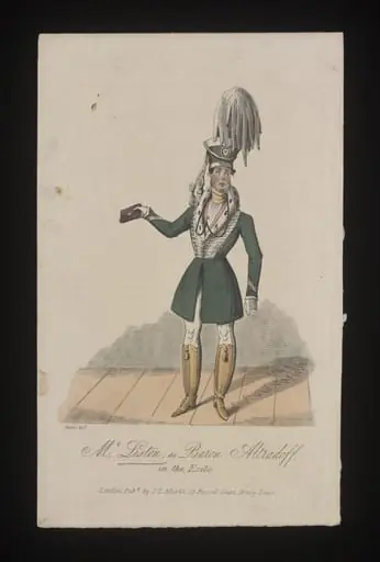 Mr Liston as Baron Altrodoff, by Marks