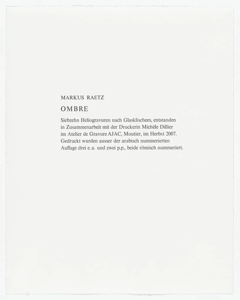 Untitled, by Markus Raetz, 2007