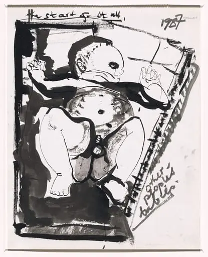 Untitled, by Marlene Dumas