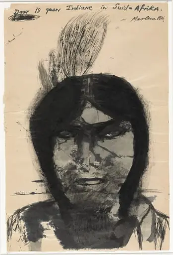 Untitled, by Marlene Dumas