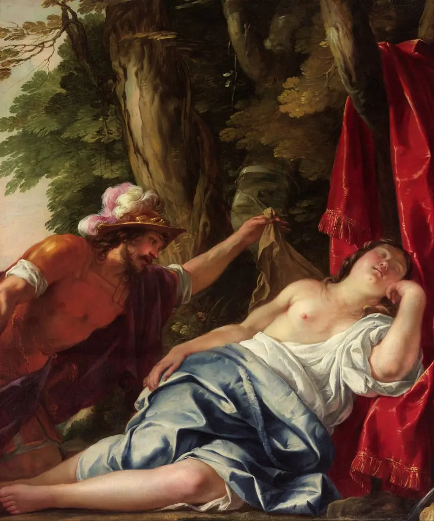 Mars and the vestal virgin