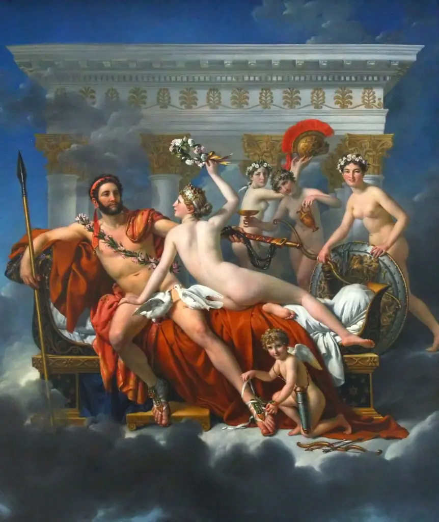 Mars Being Disarmed by Venus