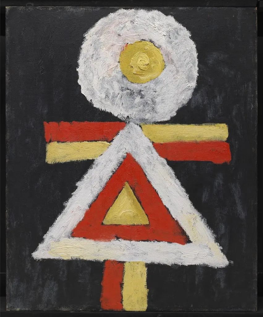 Geometric Figure, by Marsden Hartley