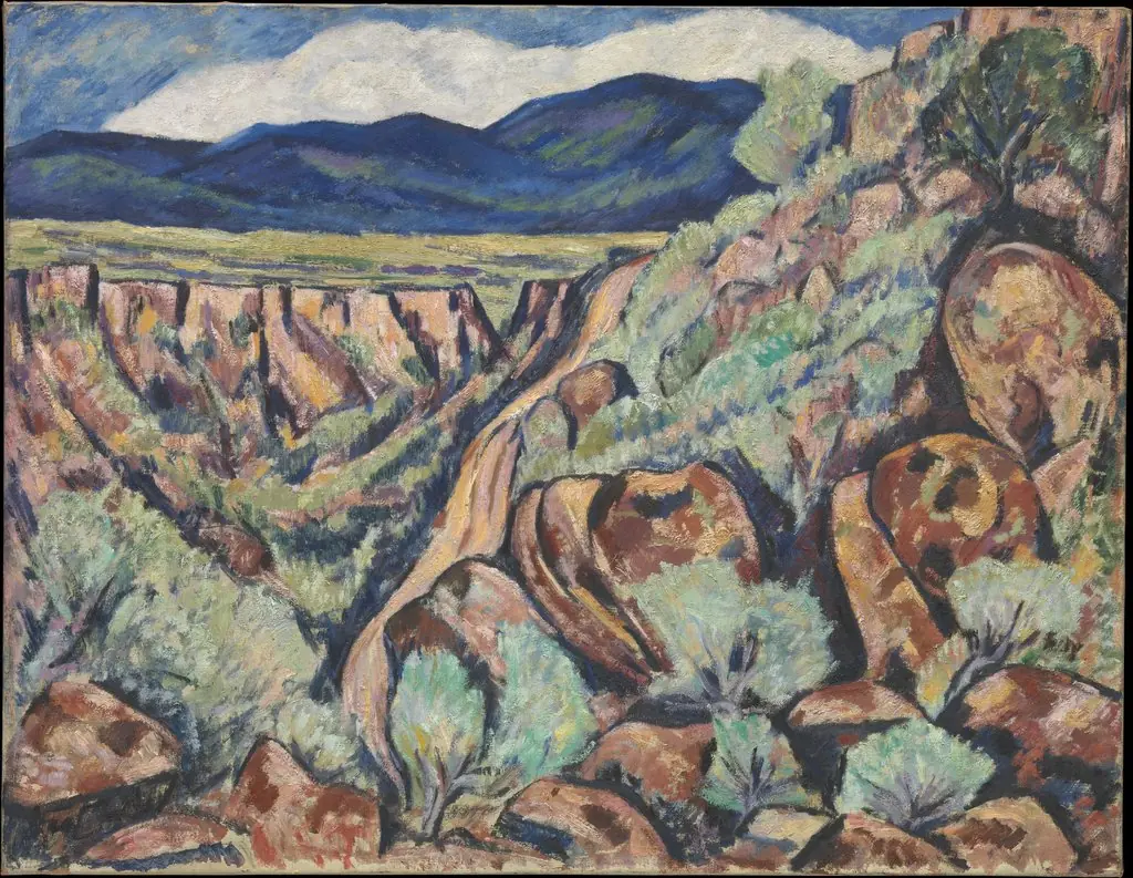 Landscape, New Mexico, by Marsden Hartley