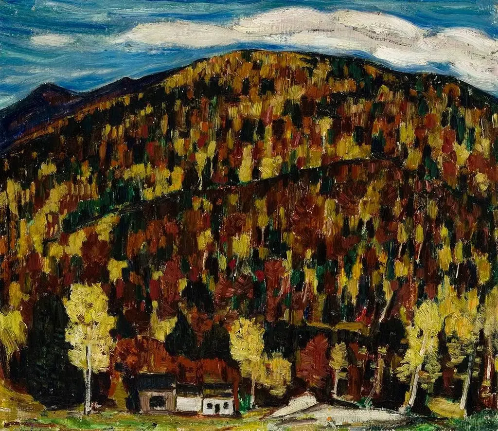 Maine Landscape, Autumn No. 13, by Marsden Hartley