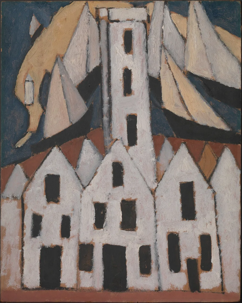 Movement No. 5, Provincetown Houses, by Marsden Hartley, unspecified, 1916