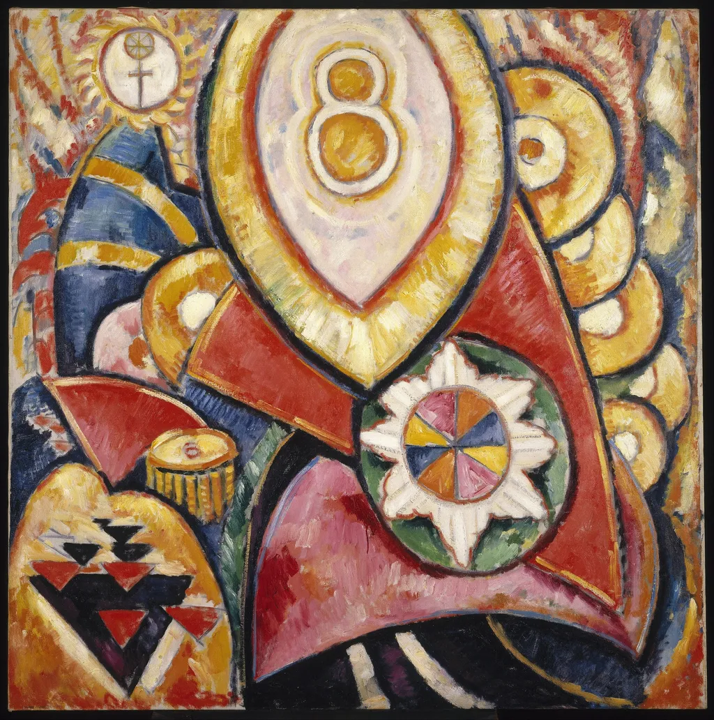 Painting No. 48, by Marsden Hartley, oil, 1913