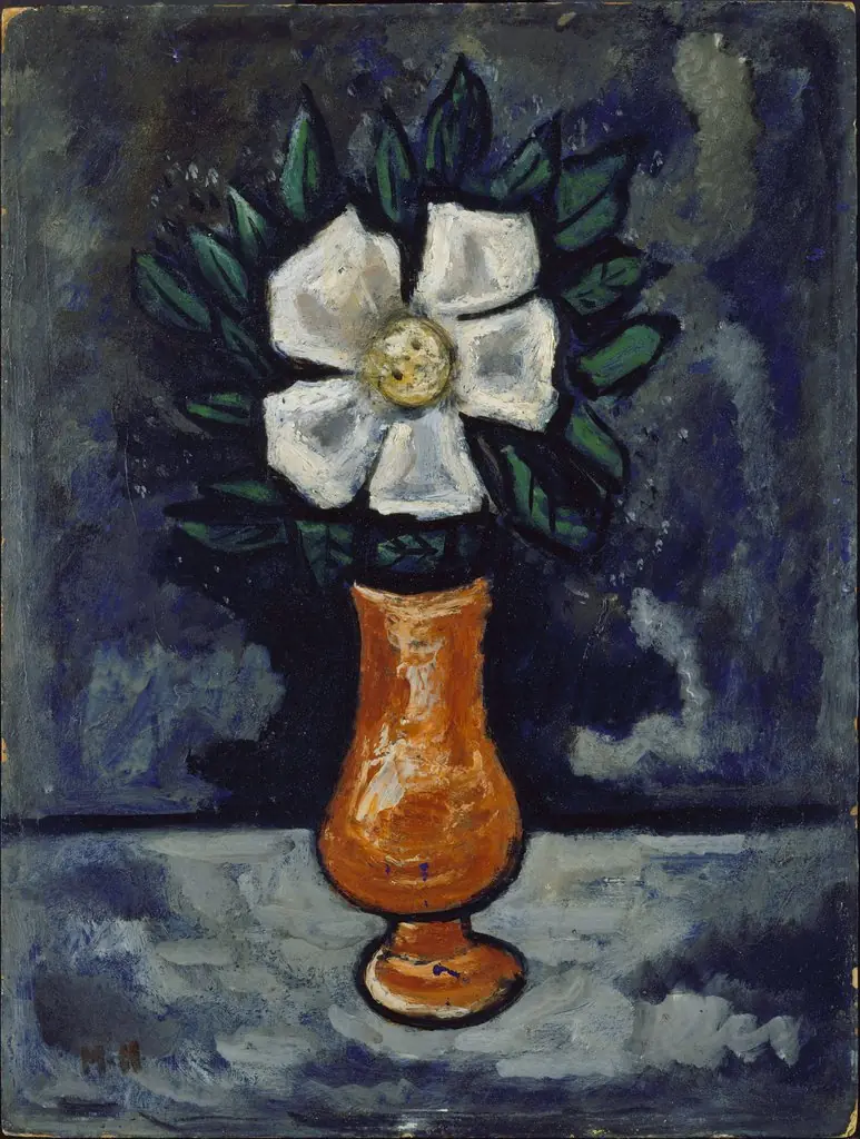 White Flower, by Marsden Hartley, 1917