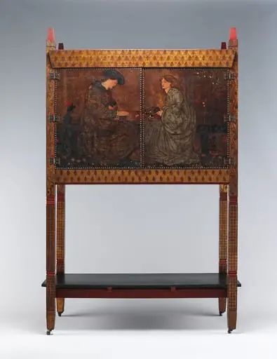 The Backgammon Players, by Marshall, Faulkner & Co. Philip Webb, 1861