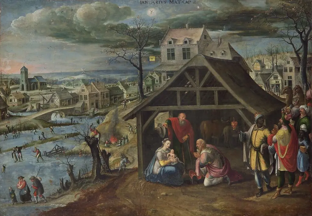 Adoration of the Magi (January), by Marten van Valckenborch