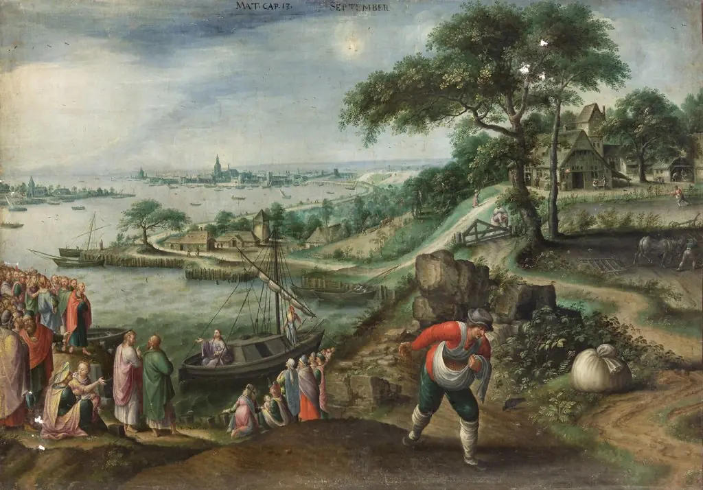 Parable of the sower (September), by Marten van Valckenborch