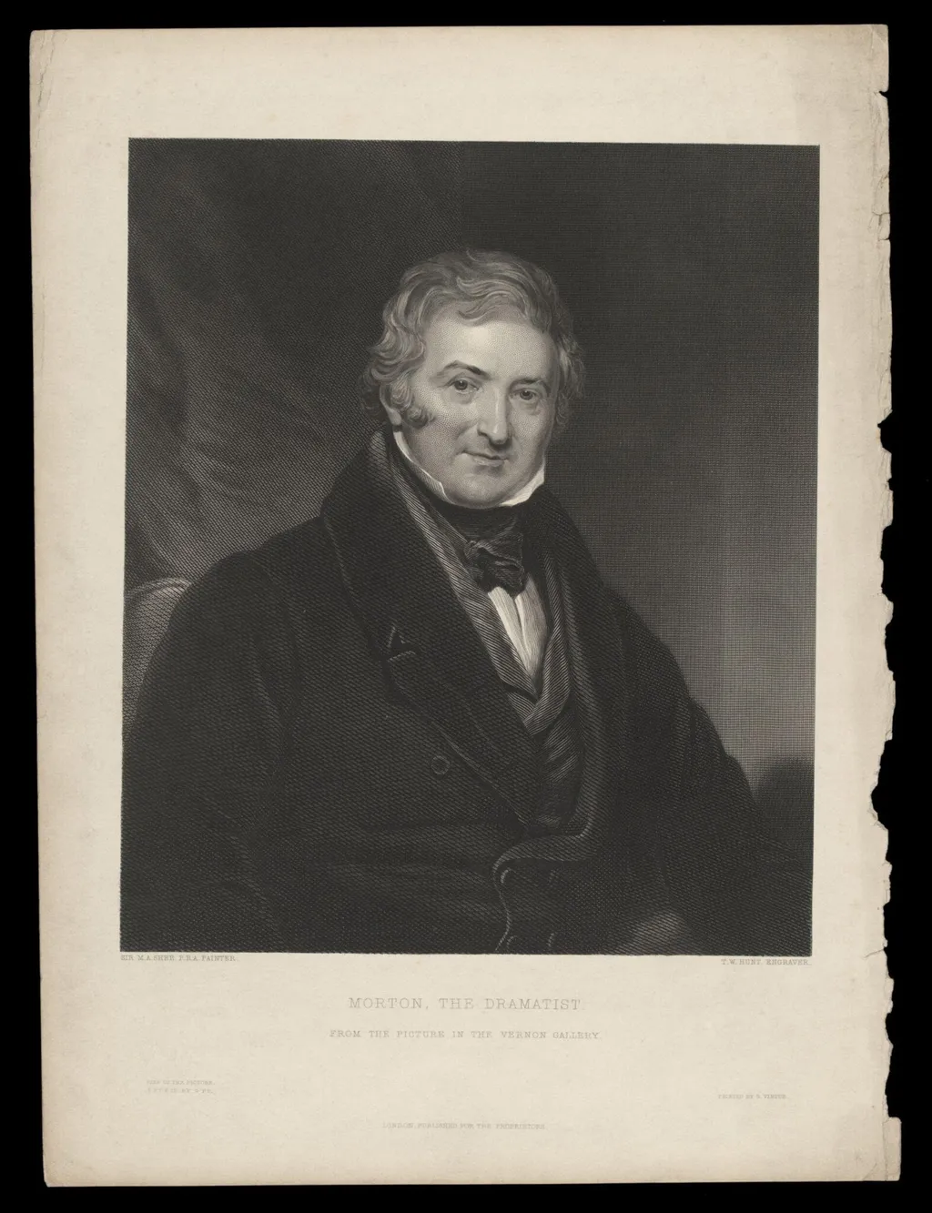 H Beard Print Collection, by Martin Archer Shee, 1850