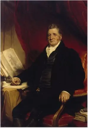 Portrait of Edward Harrison (?1763-1838), by Martin Archer Shee