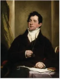 Portrait of Thomas Moore (1779-1852), Poet, by Martin Archer Shee