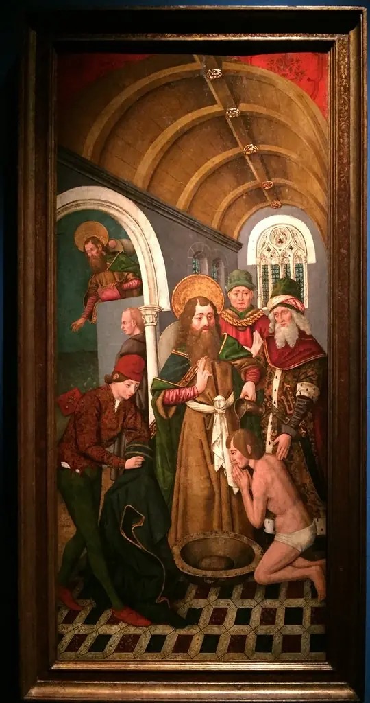 Sant Jaume el major bateja el mag Hermògenes, by Martín Bernat