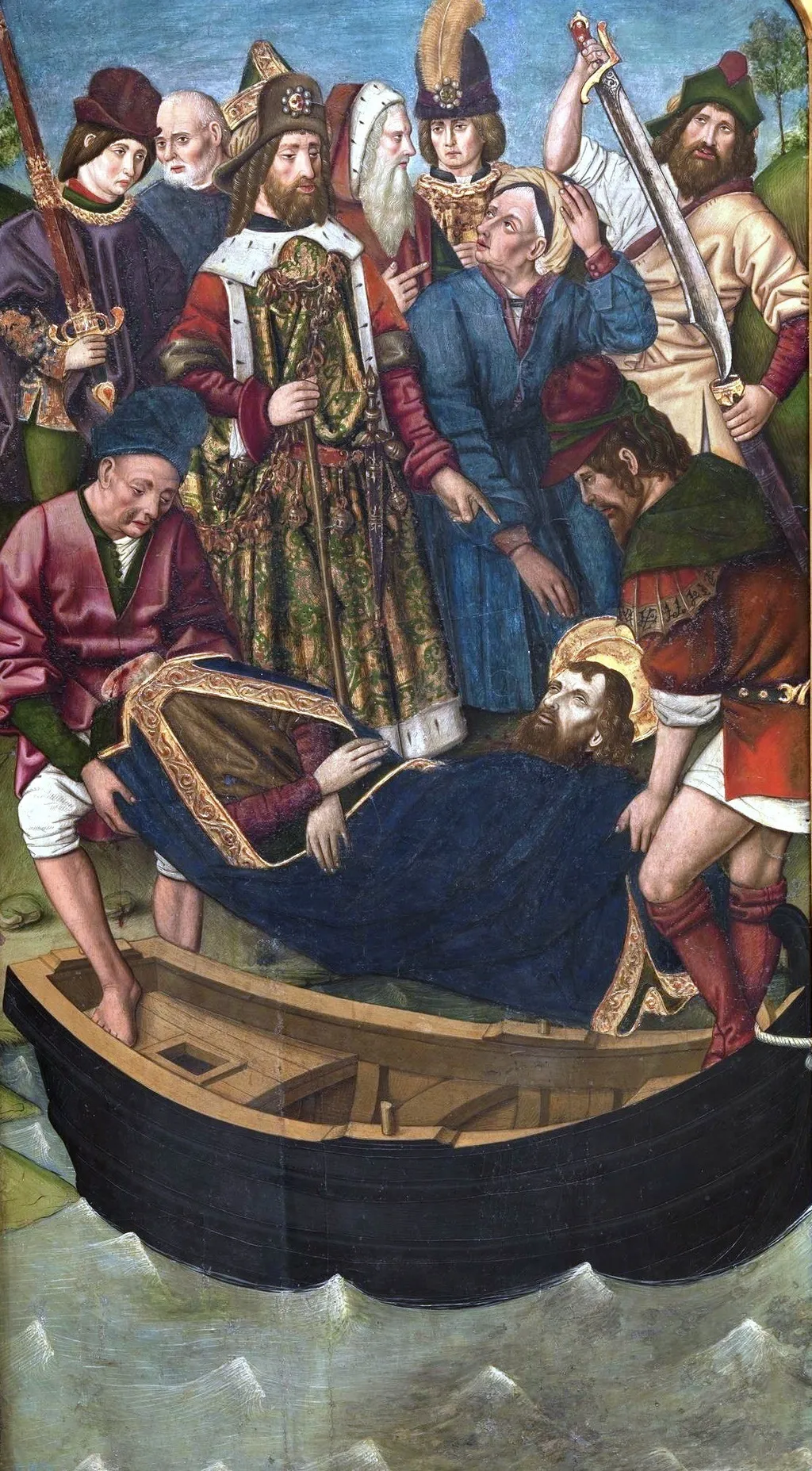 The Embarkation of James the Greater’s Body at Jaffa, by Martín Bernat, unspecified, 1490