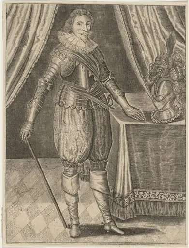 James, Second Marquis of Hamilton, by Martin Droeshout