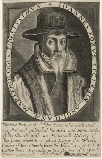 John Foxe, Author of Book of Martyrs, by Martin Droeshout